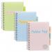 Pukka Pad A5 Wirebound Polypropylene Cover Project Book Ruled 200 Pages Pastel BluePinkMint (Pack 3) - 2013-PST 13626PK