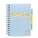 Pukka Pad A5 Wirebound Polypropylene Cover Project Book Ruled 200 Pages Pastel BluePinkMint (Pack 3) - 2013-PST 13626PK
