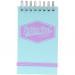 Pukka Pad A7 Wirebound Card Cover Pocket Notebook Ruled 100 Pages Pastel BluePinkMint (Pack 6) - 8903-PST 13640PK