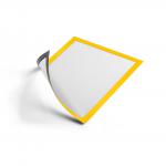 Durable DURAFRAME Magnetic Frame - Document Frame For Professional Internal Signage - A4 Yellow (Pack 5) - 486904 13726DR