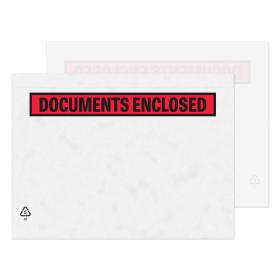 Blake Purely Packaging Document Enclosed Wallet C5 235x175mm Peel and Seal Printed Clear (Pack 1000) - PDE42 13728BL