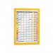 Durable DURAFRAME Self-Adhesive Sign & Document Holder with Magnetic Frame A4 Yellow (Pack 2) - 487204 13740DR