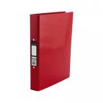 Pukka Brights Ring Binder Laminated Paper on Board 2 O-Ring A4 25mm Rings Red (Pack 10) - BR-7766 13745PK