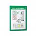 Durable DURAFRAME Self-Adhesive Sign & Document Holder with Magnetic Frame A4 Green (Pack 2) - 487205 13747DR