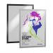 Durable DURAFRAME POSTER UV-Resistant Self-Adhesive Sign & Document Holder with Magnetic Frame A2 Black - 505301 13754DR