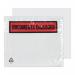 Blake Packaging Envelopes C7 Document Enclosed Wallet Printed Clear Peel and Seal 30mu 123x111mm (Pack 1000) - PDE12 13756BL