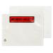 Blake Purely Packaging Document Enclosed Wallet DL 235x132mm Peel and Seal Printed Clear (Pack 1000) - PDE32 13770BL