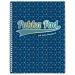 Pukka Pad Glee Jotta A4 Wirebound Card Cover Notebook Ruled 200 Pages Dark Blue (Pack 3) 13780PK