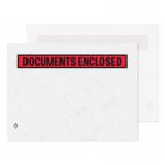 Blake Packaging Polypost Polythene Envelopes C4 Document Enclosed Wallet Printed Clear Peel and Seal 30mu 245x328mm (Pack 500) - PDE52 13784BL