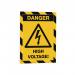 Durable DURAFRAME SECURITY Magnetic Frame Safety Sign Black (Pack 5) - 4945130 13789DR