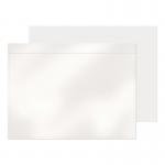 The photograph shows a pack of 1000 Blake document enclosed envelopes. These C5 envelopes are plain and clear, with a peel and seal closure. They are 30mu thick and measure 235x175mm.