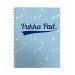 Pukka Pad Glee Jotta A4 Wirebound Card Cover Notebook Ruled 200 Pages Light Blue (Pack 3) 13794PK