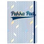 Pukka Pad Glee A5 Casebound Card Cover Journal Ruled 96 Pages Light Blue (Pack 3) - 8684-GLE 13850PK