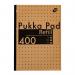 Pukka Kraft A4 400 Page Refill Pads (Pack 5) 9568-KRA 13997PK