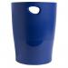 Exacompta Bee Blue 15 Litre Waste Bin 263 x 263 x 335mm Navy Blue (Each) - 45303D 14034EX