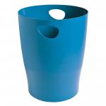 Exacompta Bee Blue 15 Litre Waste Bin 263 x 263 x 335mm Turquoise (Each) - 45384D 14055EX