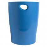 Exacompta Bee Blue 15 Litre Waste Bin 263 x 263 x 335mm Turquoise (Each) - 45384D 14055EX