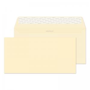 Blake Premium Business Envelopes DL Cream Wove Wallet Plain Peel and