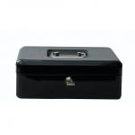 ValueX Metal Cash Box 300mm (12 Inch) Key Lock Black - CBBK12 14158CA