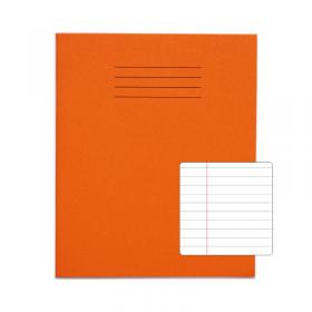 Rhino 8 x 6.5 Exercise Book 48 Page Ruled F8M Orange (Pack 100) - VEX342-370-0 14244VC