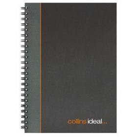 Collins Ideal Manuscript Book Wirebound A4 Ruled 192 Pages Black 6428W - 810078 14249CS