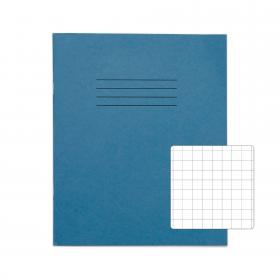 Rhino 8 x 6.5 Exercise Book 48 Page 10mm Squares S10 Light Blue (Pack 100) - VEX342-383-8 14251VC