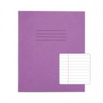 Rhino 8 x 6.5 Exercise Book 48 Page Ruled F8M Purple (Pack 100) - VEX342-419-8 14258VC