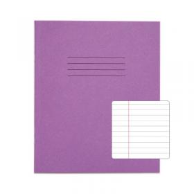 Rhino 8 x 6.5 Exercise Book 48 Page Ruled F8M Purple (Pack 100) - VEX342-419-8 14258VC