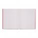 Rhino 8 x 6.5 Exercise Book 48 Page 10mm Squares S10 Red (Pack 100) - VEX342-558-6 14272VC