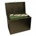 ValueX Cathedral Metal Suspension File Box A4 Black - A4BK 14305CA