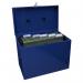 ValueX Cathedral Metal Suspension File Box A4 Blue - A4BL 14312CA