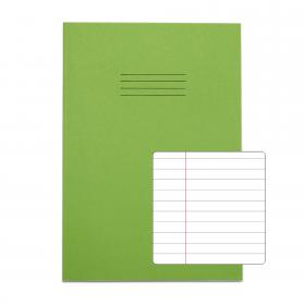Rhino A4 Exercise Book 80 Page Ruled F8M Light Green (Pack 50) - VEX668-1205-4 14328VC