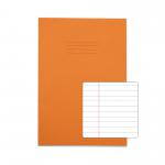 Rhino A4 Exercise Book 80 Page Ruled F8M Orange (Pack 50) - VEX668-1465-0 14342VC