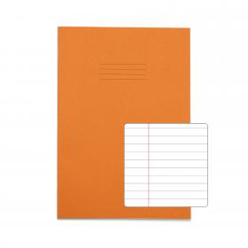 Rhino A4 Exercise Book 80 Page Ruled F8M Orange (Pack 50) - VEX668-1465-0 14342VC