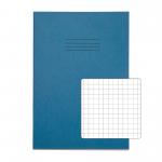 Rhino A4 Exercise Book 80 Page 7mm Squares S7 Light Blue (Pack 50) - VEX668-1755-4 14363VC