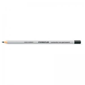 Staedtler Lumocolor Non-Permanent Omnichrom Pencil Black Pack 12 108-9