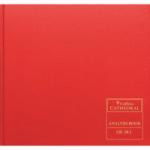 Collins Cathedral Analysis Book Casebound 297x315mm 9 Cash Column 96 Pages Red 150/9.1 - 810792 14417CS