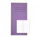 Rhino 8 x 4 Exercise Book 32 Page Ruled F8CM Purple (Pack 100) - VNB005-122-6 14433VC