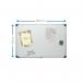 Cathedral Magnetic Whiteboard Aluminium Frame 450x600mm - WALWB45 14459CA