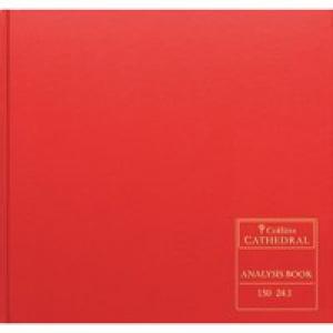 Collins Cathedral Analysis Book Casebound 297x315mm 32 Cash Column 96