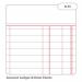 Rhino A4 Book-Keeping Book 32 Page Ledger Ruling (Pack 12) - BKL-4 14482VC