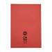 Rhino A4 Special Exercise Book 48 Page Ruled Wide 12mm Feint Lines And Margin F12M Red with Tinted Cream Paper (Pack 10) - EX681109CV-6 14510VC