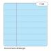 Rhino A4 Special Exercise Book 48 Page Ruled Wide 12mm Feint Lines And Margin F12M Light Blue with Tinted Blue Paper (Pack 10) - EX681111B-8 14517VC