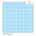 Rhino A4 Special Exercise Book 48 Page 12mm Squares S10 Light Blue with Tinted Blue Paper (Pack 10) - EX681339B-2 14538VC