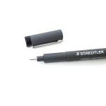 Staedtler Pigment Liner Pen 0.3mm Line Black (Pack 10) - 30803-9 14561SR