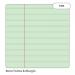 Rhino A4 Special Exercise Book 48 Page Ruled F8M Yellow with Tinted Green Paper (Pack 10) - EX68139G-0 14566VC