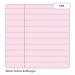 Rhino A4 Special Exercise Book 48 Page Ruled F8M Yellow with Tinted Pink Paper (Pack 10) - EX68139PP-8 14573VC