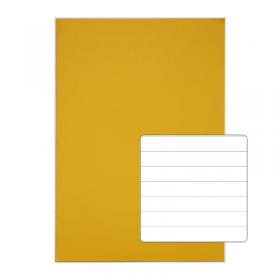 Rhino 13 x 9 A4+ Oversized Exercise Book 40 Page Feint Ruled 12mm Yellow (Pack 100) - VDU024-200-0 14657VC