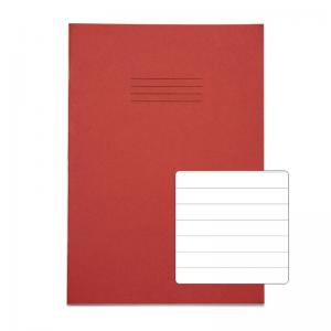 Click to view product details and reviews for Rhino 13 X 9 A4 Oversized Exercise Book 40 Page Feint Ruled 12mm Red.