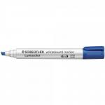 Staedtler Lumocolor Whiteboard Marker Chisel Tip 2-5mm Line Blue (Pack 10) - 351B-3 14666SR